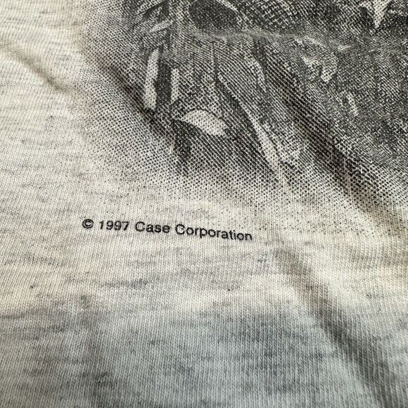 Vintage Farmall M Tractor TShirt XL Case International Harvester Tultex *Flaws - Picture 3 of 12